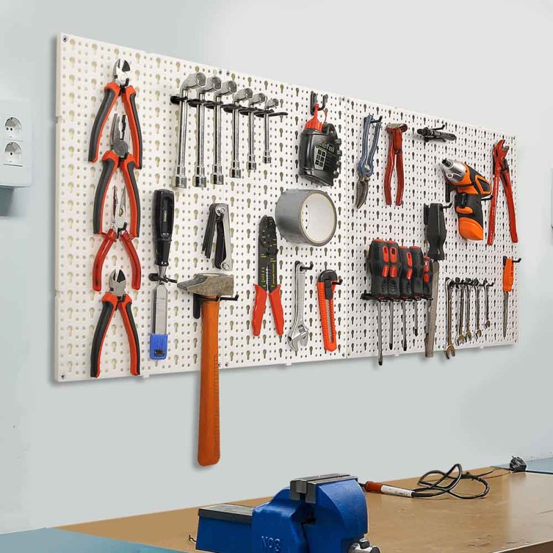 Panneaux muraux de rangement pour outils