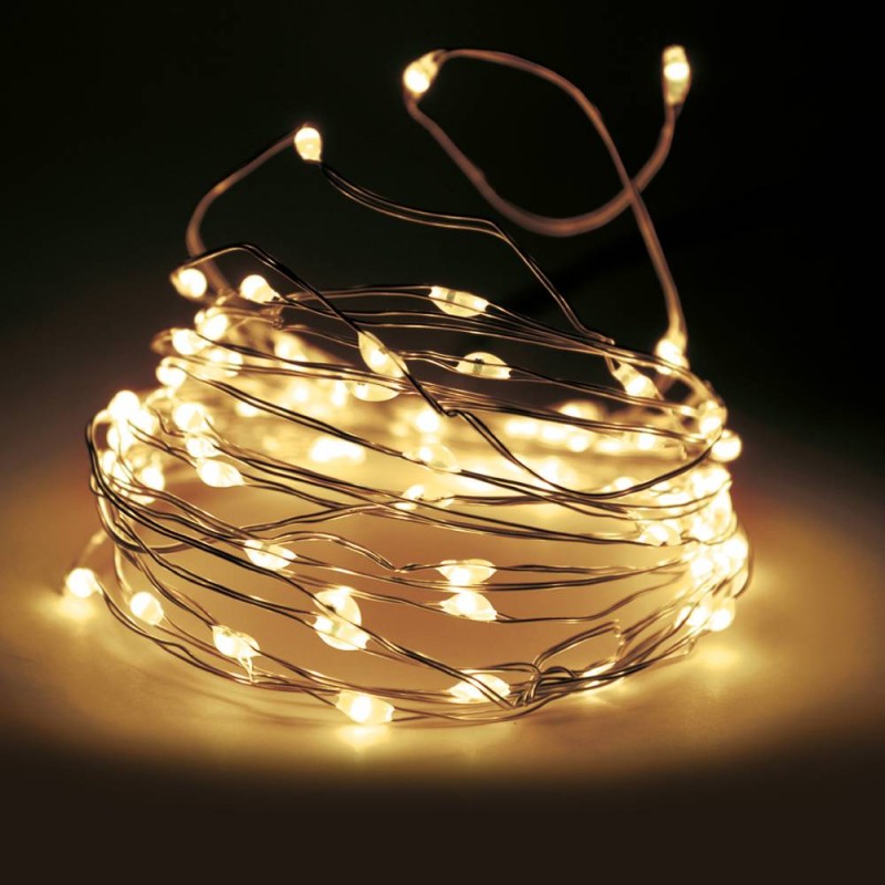 Tech Discount - TD® Guirlande lumineuse LED à Piles - En cuivre