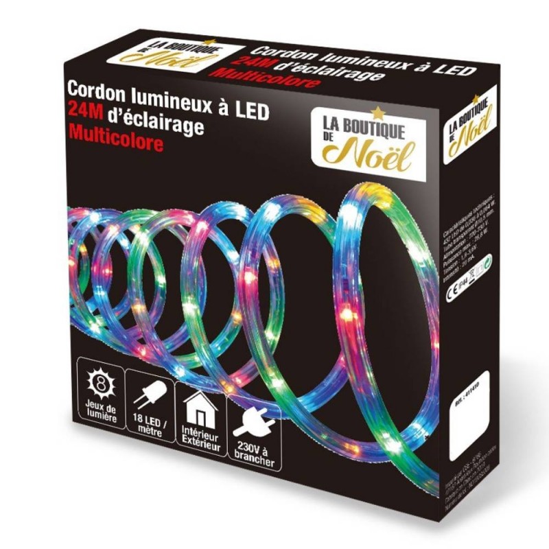 Cordon LED Bundle, Lumières féériques, 8 x 2 M, 160 LED, Fonctionne  avec 4 Piles
