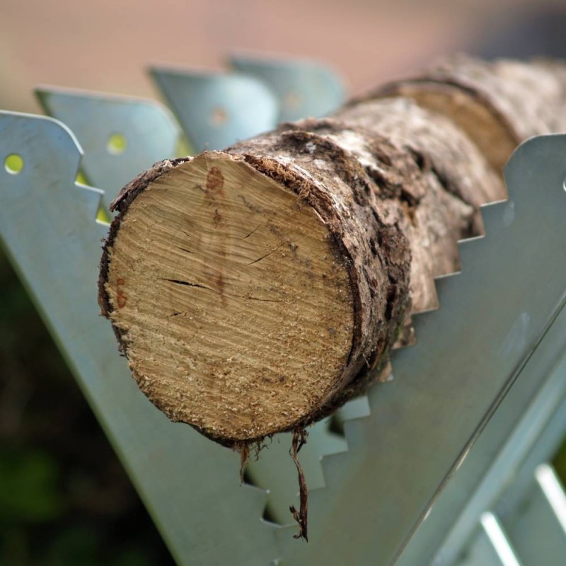 Chevalet à bûches pour Bois de chauffage Pliable Tréteau de sciage avec  support de tronçonneuse pour couper le bois
