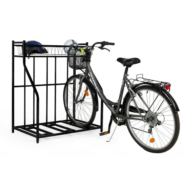 Râtelier vélo pour 4 vélos rangement vélo sol ou mural pour garage et  jardin