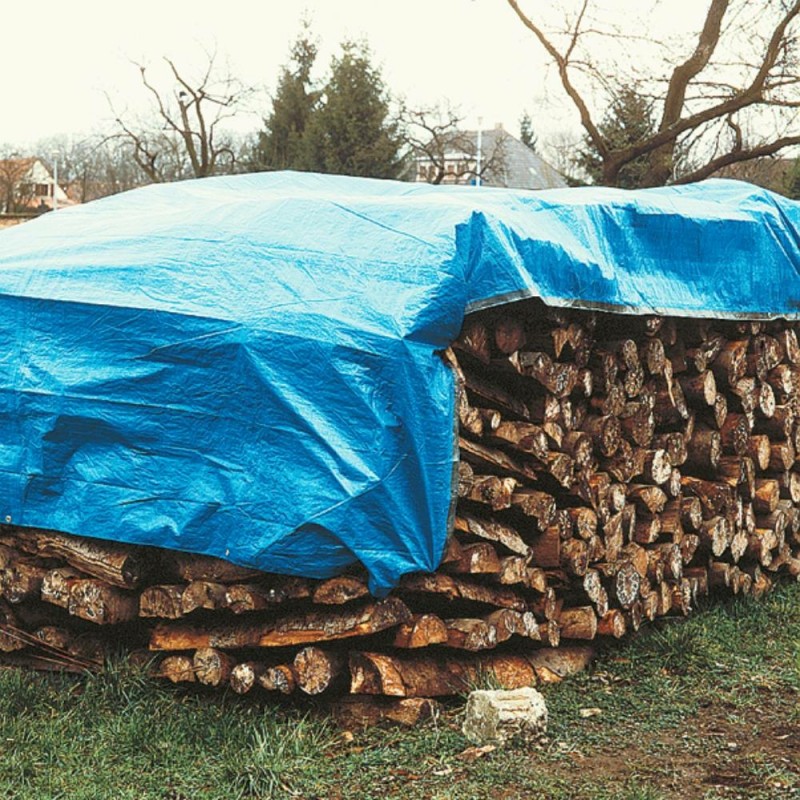 Bache de protection pour bois de chauffage 1,5 x 6 mètres