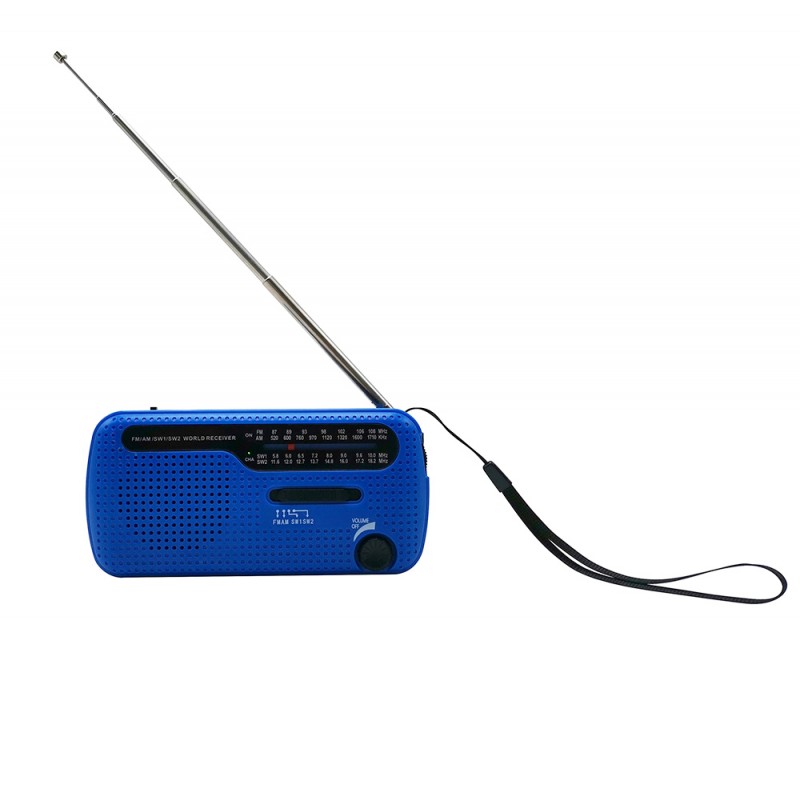 Émetteur de radio de charge Dynamo portable avec panneau solaire AM/FM à  part la survie de l'alimentation - Chine La radio FM et radio prix