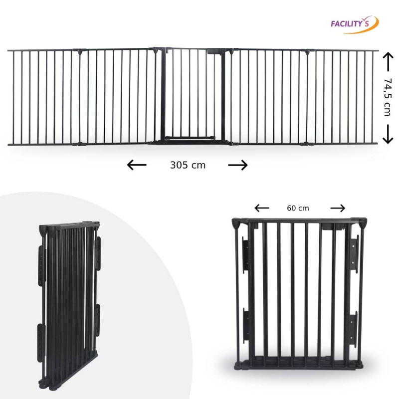 Barriere securite Portail securite Grille protection Barriere protection  marron