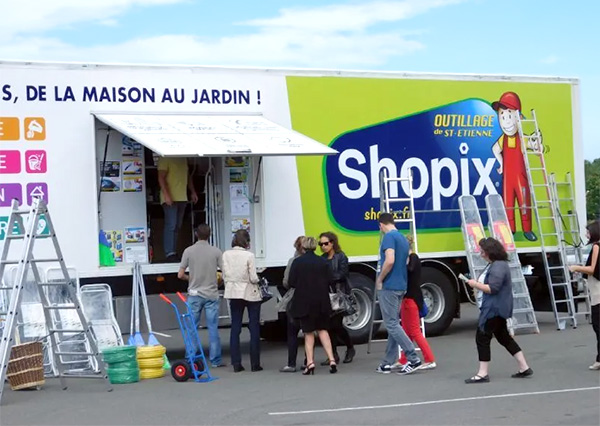 Arrêt des passages camions Shopix